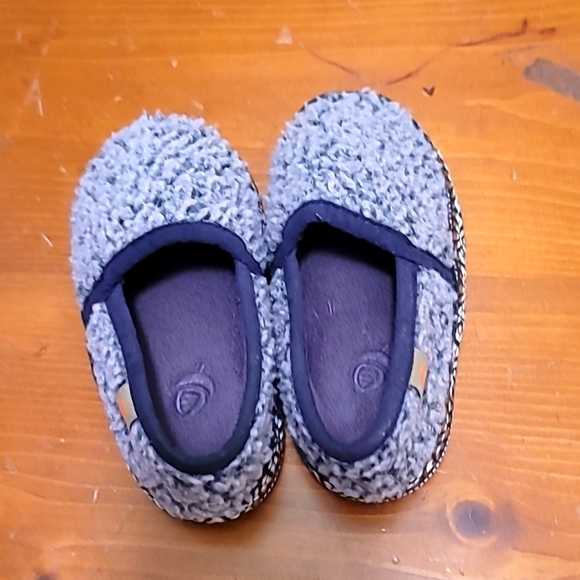 ACORN UNISEX KIDS TRIM MOC SLIPPER PURPLE SIZE 8-9 - Picture 3 of 8